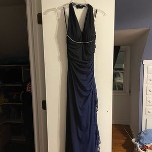 Midnight Blue Prom/Winter Formal/Homecoming/Winter Sports Dress - Size 6